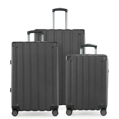 Imagen de HAUPTSTADTKOFFER Q Damm Set de 3 Maletas Equipaje Mano 54 cm, Maleta Mediana 68 cm + Grande Viaje 78 Carcasa Dura ABS, TSA, Grafitos