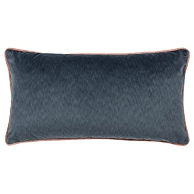 Imagen de Paoletti Torto Cojín Rectangular con Relleno de poliéster, Color Azul Pizarra/Rubor, estándar