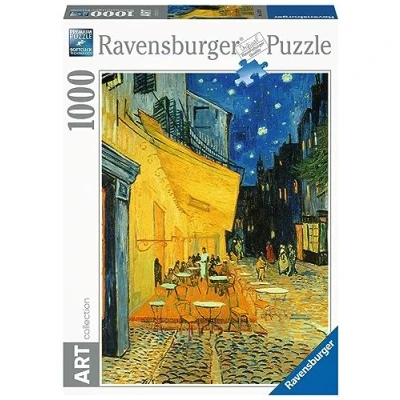 Imagen de Ravensburger Puzzle Van Gogh Café Nocturno, Rompecabezas de Arte para Adultos, Regalo Niños 14+ Años, Juego Educativo y Estimulante, 1000 Piezas, 70x50 cm