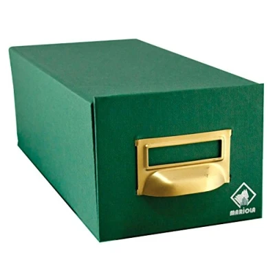 Imagen de Mariola 3 500 Fichero cartón forrado 180 x 125 250 mm, color verde