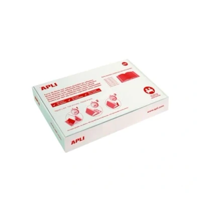 Imagen de APLI 12282 Forro de libros con solapa ajustable PVC 310 mm 100 u.