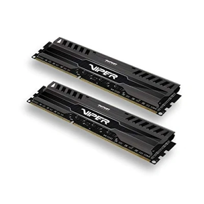 Imagen de Patriot Memory Viper 3 Black Mamba DDR3 1600 8GB (2x4GB) C9 Kit Memoria de Juego XMP 1.3 Negro PV38G160C9K