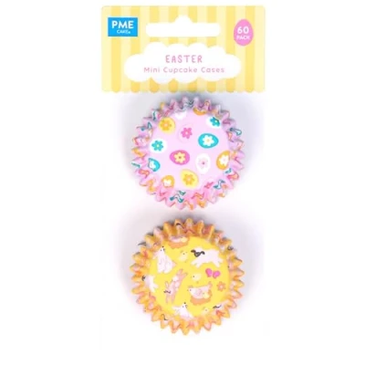 Imagen de PME Pascua Mini Cápsulas para Cupcakes forradas de Aluminio Set 60