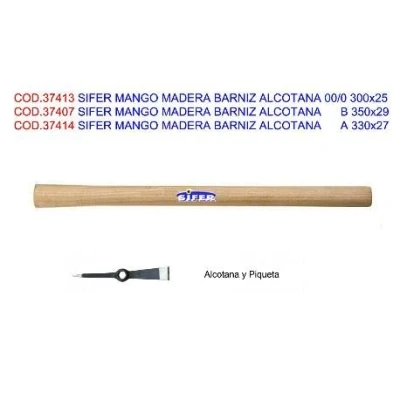 Imagen de SIFER mango madera barniz alcotana 00/0 300x25