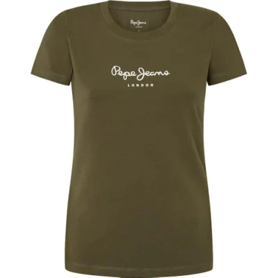 Imagen de Pepe Jeans Virginia Camiseta estampada, Mujer, Talla: XS, Leaf green