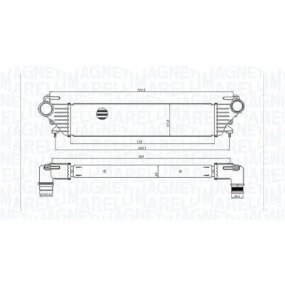 Imagen de MAGNETI MARELLI 351319205530 Intercooler FIAT: Tipo Familiar