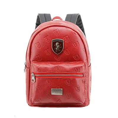 Imagen de Harry Potter Emblem Mochila Fashion, Burdeos, 24 x 32 cm, Capacidad 10 L