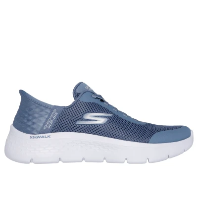 Imagen de Skechers Tenis Go Walk Flex manos libres para mujer Grand Entry, Azul, 38.5 EU, 124836