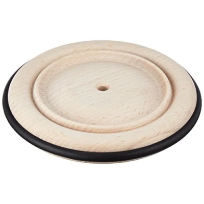 Imagen de Rayher Rueda madera con goma extraíble, 12 cm Ø, orificio 6 mm manualidades y bricolaje, 6122300