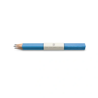 Imagen de Graf von Faber Castell Pencils Guilloche Gulf Blue 3X