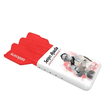 Imagen de Unicorn Seigo Asada Slider Estuche para Dardos, Unisex, Rojo/Blanco, Estándar