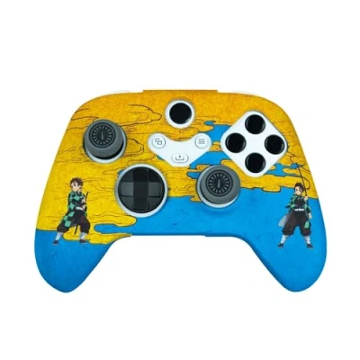 Imagen de Funda + grips FR TEC Demon Slayer Combo Pack Tanjiro, Para mando Xbox Series X/S, Antideslizante, Multicolor