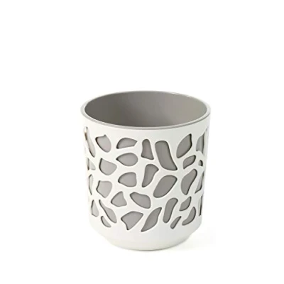 Imagen de Lamela ML1855 Maceta o Macetero, Crema y Taupe, 250 mm