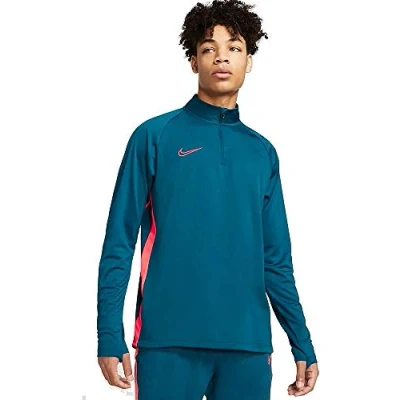 Imagen de Nike Dry Academy Dril Sudadera, Hombre, Valerian Blue/Laser Crimson, Small