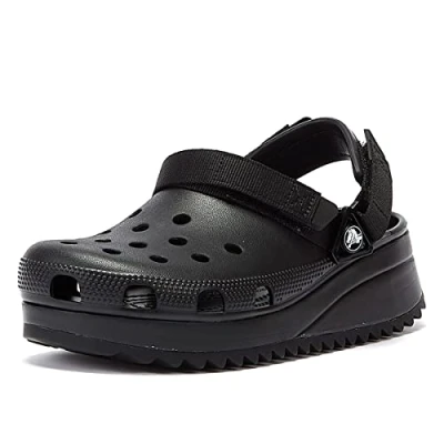 Imagen de Crocs Classic Hiker Clog Zuecos Unisex adulto, Black/Black V01, 36/37 EU