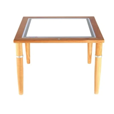 Imagen de TickiT 73038 Wooden Light Table, 120mm sq (120/300mm legs)