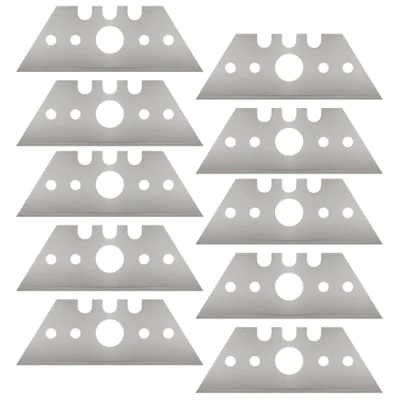 Imagen de 10 Hoja de Cuchillo,Hojas Cuchillo Trapezoidal en Caja Dispensadora,Cuchilla Profesional,Accesorios para Cúters Cuchilla 52 x 19 0,6 mm