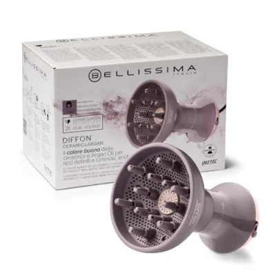 Imagen de Difusor de Secador Cabello Profesional, Accesorio Universal con Diseño Múltiples Boquillas, Color Gris