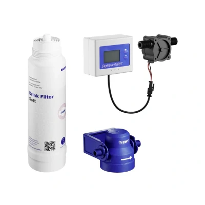 Imagen de BLANCO Juego de filtros para bebidas Soft L Menos cal Más sabor Apto para: Fontas II, drink.filter, drink.hot Cartucho filtro antical Optimiza el agua potable 1800 litros a 12 dTH