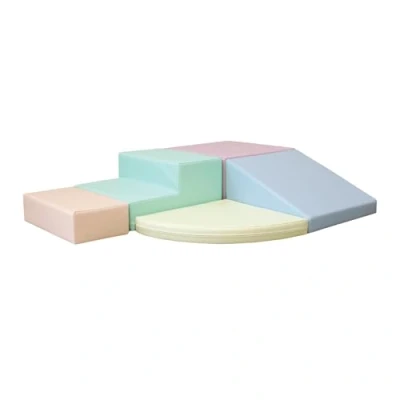 Imagen de IGLU Soft Play 5 XL Bloques de Espuma Figuras Construcción Juguete para Aprendizaje Creativo Infantil Conjunto Cubos