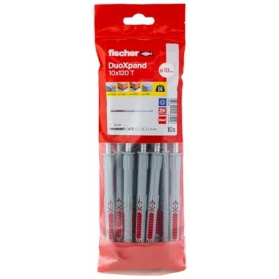 Imagen de fischer 562207 DuoXpand, Rojo, 10 x 120