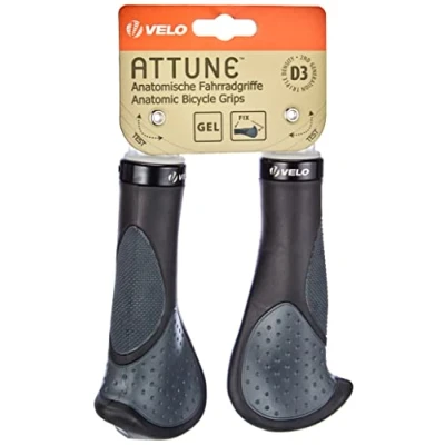 Imagen de VELO Ergogel D3 Bar Mango Confort de enroscar, Color Negro/Gris