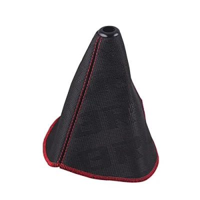 Imagen de Cubierta de lona duradera para palanca cambios coche, color negro