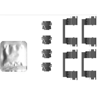 Imagen de Kit d&#039;accessoires, plaquette de frein à disque TEXTAR 82553300