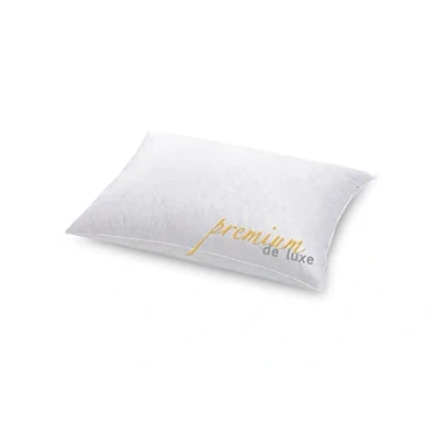 Imagen de Hanskruchen® Premium de Luxe Almohada plumón (50 x 75 cm, fabricada en Alemania, 100% algodón, 3 compartimentos, 1 unidad)