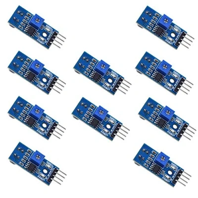 Imagen de ZkeeShop 10 Pcs TCRT5000 Infrared Reflective Photoelectric Switch IR Barrier Line Track Sensor