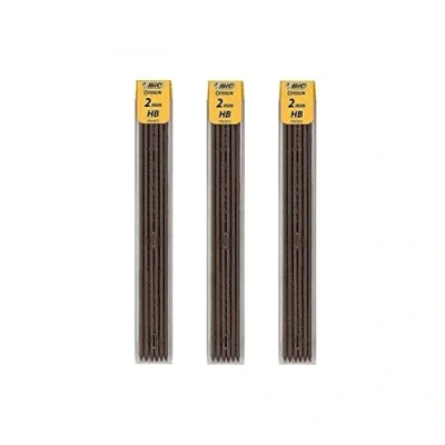 Imagen de BIC Juego de 3 cajas 6 minas CRITERIUM HB 2 mm