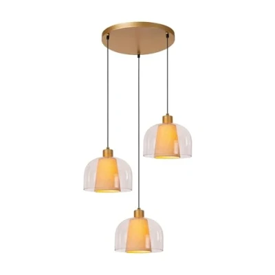 Imagen de Lucide Lámpara colgante Gunhild, 3 luces, redondo