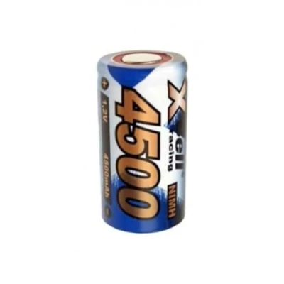 Imagen de XCell X4500SCR Sub C 123411 batería Plana (Voltaje 1,2 V, Altura 43 mm, Peso: 77 g, diámetro de 23 4300 mAh, NI MH, Recargable)