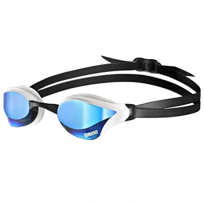Imagen de arena Cobra Core Swipe Mirror Gafas de Natación Competición Unisex para Adultos, con Lentes Espejo Curvadas, Antivaho, Protección UV, 5 Puentes Nasales Intercambiables