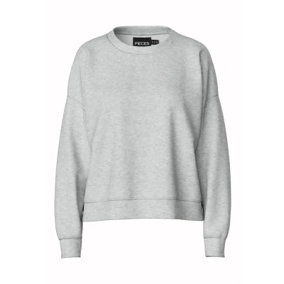Imagen de Pieces Pcchilli Sudadera, Mujer, Talla: Large, Light grey melange