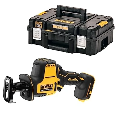 Imagen de DEWALT DCS369NT XJ Mini Sierra Sable XR 18V, Motor Sin escobillas, En caja TSTAK, Batería ni Cargador