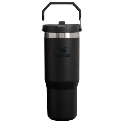 Imagen de Stanley IceFlow Vaso de acero inoxidable con aislamiento al vacío para casa, oficina o automóvil, reutilizable, popote resistente a fugas, se puede volver fría durante 12 horas hielo por 2