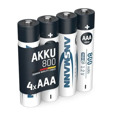 Imagen de Best Price Square Battery, AAA 800MAH PRECHARGED 4PK 5035042/01 by ANSMANN