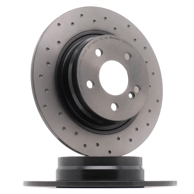 Imagen de BREMBO 08.A612.4X Disco de freno 300 10 5 macizo, perforado revestido altamente carbonizado con tornillos MERCEDES BENZ: Clase C Coupé norauto, oscaro