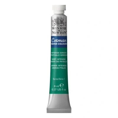 Imagen de Winsor &amp; Newton Cotman 8840099 Pintura de acuarela estudio, colores vivos con muy buenas propiedades procesamiento, tubo 8 ml, color verde intenso