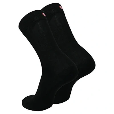 Imagen de DANISH ENDURANCE Calcetines de Algodón 1 Par (Negro, EU 39 42)