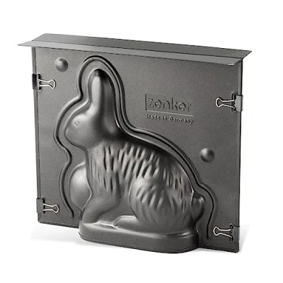 Imagen de Zenker Molde Conejo Pascua 600ml, Acero con revestimento antiadherente especial. Negro. 19x21,5x6cm. 1 ud.