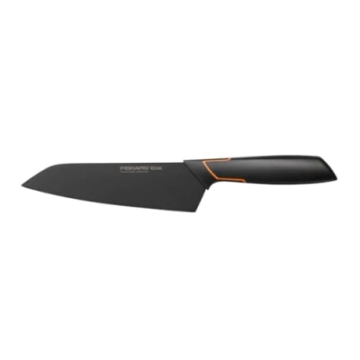 Imagen de Fiskars Cuchillo Santoku, Diseño moderno, Longitud total: 29 cm, Acero de calidad/Plástico, Edge, 1003097