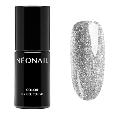 Imagen de NÉONAIL Pintauñas Semipermanentes 7,2 ml Plateado Twinkle White Esmaltes Para Uñas Gel Manicura Nail Art Brillo Laca de Esmalte Purpurina