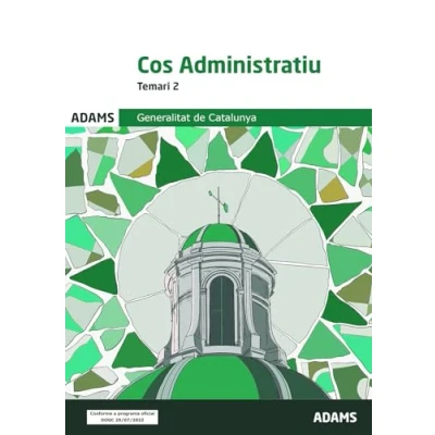 Imagen de Temari 2 Administratiu de la Generalitat Catalunya (Temaris 1 y Cos (OC))