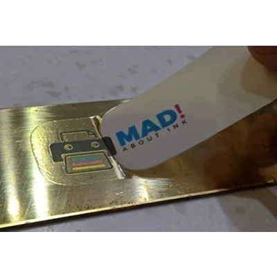 Imagen de Madaboutink Transparente Calcomanía Impresión Papel para Impresoras Láser y Copiadoras 5 X A4 Láminas