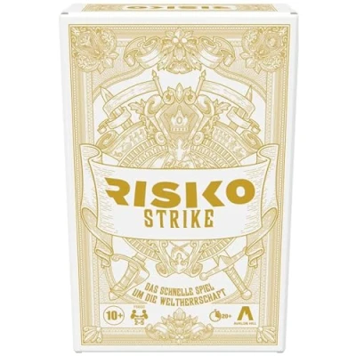 Imagen de Hasbro Gaming Riesgo Strike Juego de Cartas y Dados, estratégicas para 2 5 Jugadores, 20 Minutos, Familiar, Fiesta