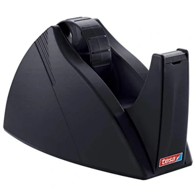 Imagen de Dispensador de cinta tesa Easy Cut® Professional para escritorio ergonómico, muy estable, negro
