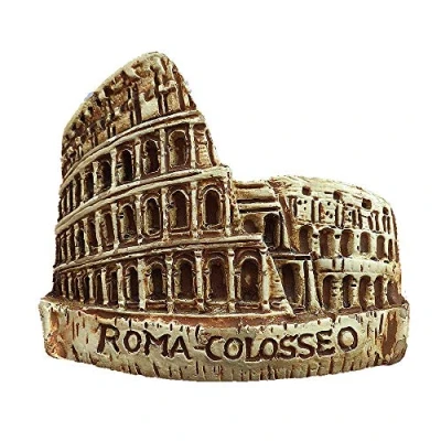 Imagen de MUYU Magnet Imán para Nevera con diseño de Roma Colosseum Italia en 3D, Regalo Recuerdo el hogar y la Cocina, Adhesivo magnético