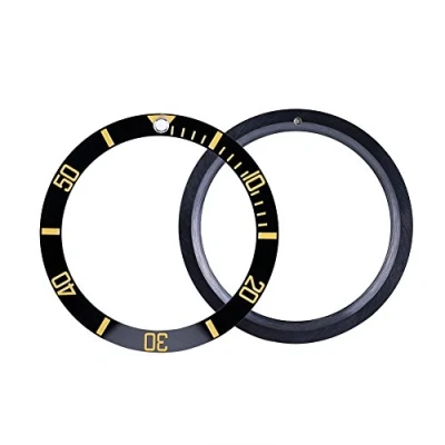 Imagen de bisel Insertar,Inserto de reloj, reloj cerámica pulsera Insertar piezas repuesto Bucle bisel(#4)